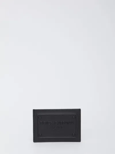 Dolce & Gabbana Black Leather Cardholder