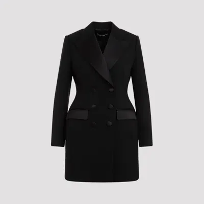 Dolce & Gabbana Black Virgin Wool Jacket