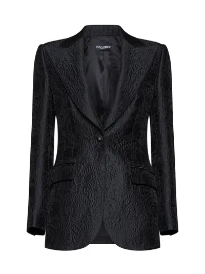 Dolce & Gabbana Blazer In Black