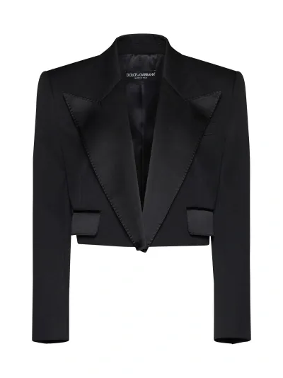 Dolce & Gabbana Blazer In Black