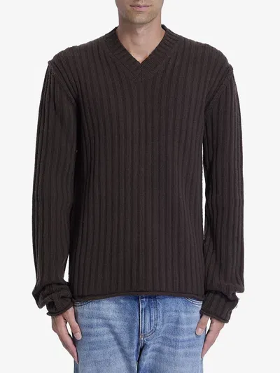 Dolce & Gabbana Brown Wool Sweater