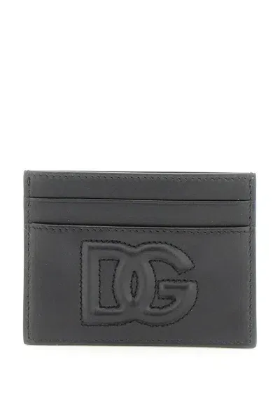 Dolce & Gabbana Cardholder With Logo In Black