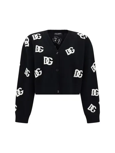 Dolce & Gabbana Cardigan In Nero