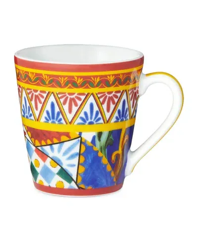 Dolce & Gabbana Casa Carreto Mug In Multi