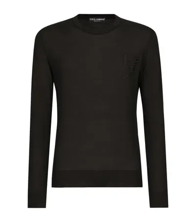 Dolce & Gabbana Cashmere Sweater In Black