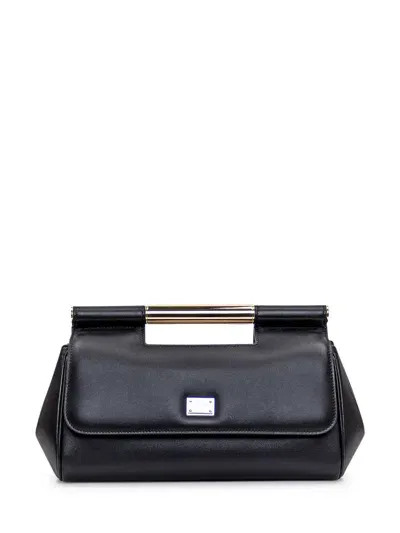 Dolce & Gabbana Clutch Sicily Bag In Nero