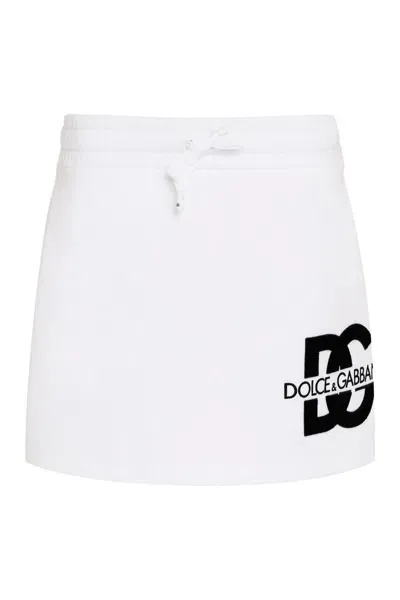 Dolce & Gabbana Cotton Mini-skirt In White