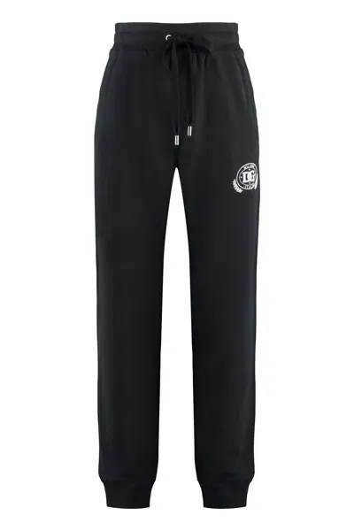 Dolce & Gabbana Cotton Track-pants In Black