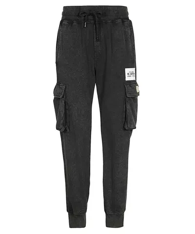 Dolce & Gabbana Cotton Track-pants In Grey