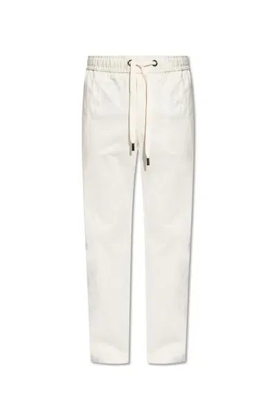 Dolce & Gabbana Stretch Jogging Pants In Beige