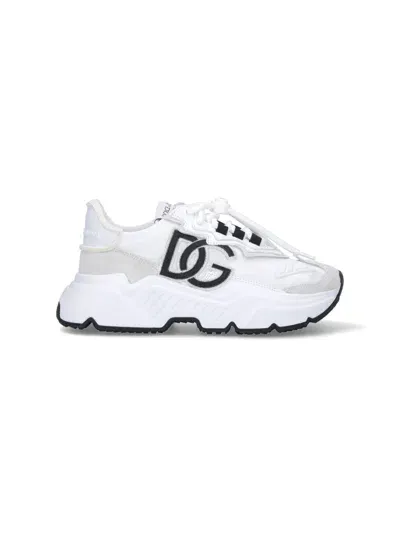 Dolce & Gabbana Daymaster Sneakers In Bianco