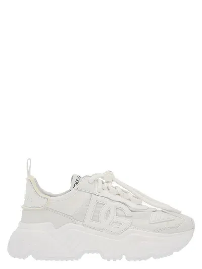 Dolce & Gabbana White Daymaster Sneakers