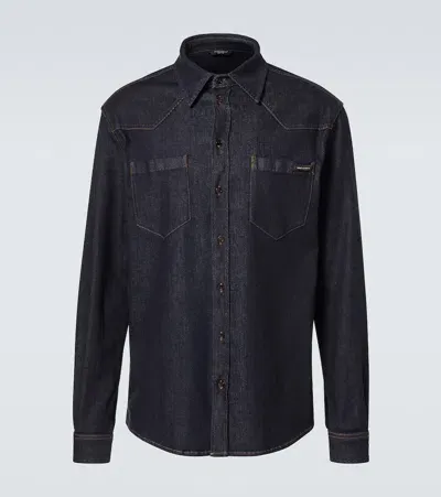 Dolce & Gabbana Denim Shirt In Bunt