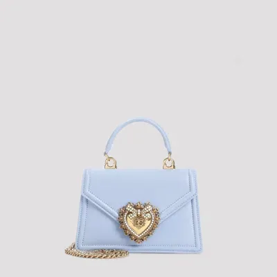 Dolce & Gabbana Devotion Bag In Blue