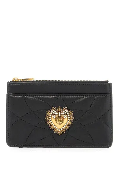 Dolce & Gabbana Devotion Cardholder In Black