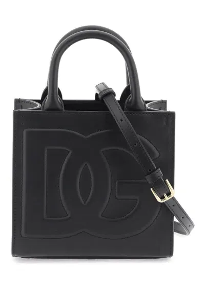 Dolce & Gabbana Dg Daily Small Tote Bag In Black