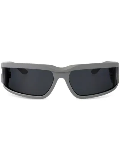 Dolce & Gabbana Dg-embossed Sunglasses In Gray