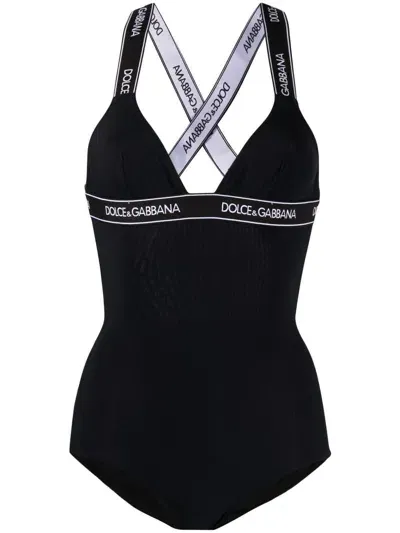 Dolce & Gabbana Black And White Swimsuit