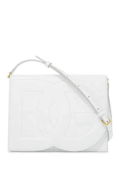 Dolce & Gabbana Dg Logo Bag Crossbody Bag In Bianco