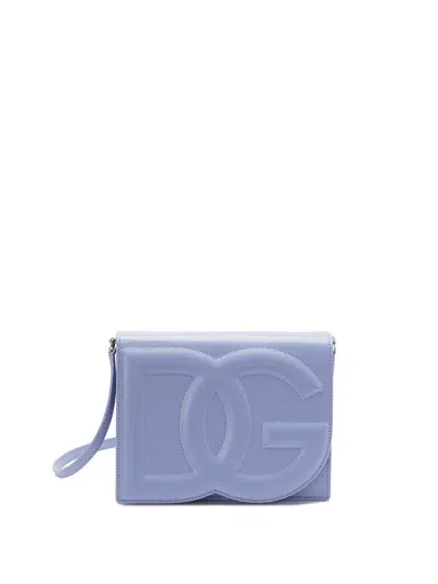 Dolce & Gabbana `dg` Logo Crossbody Bag In Blue