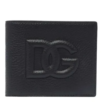 Dolce & Gabbana Dg Logo Wallet In Black