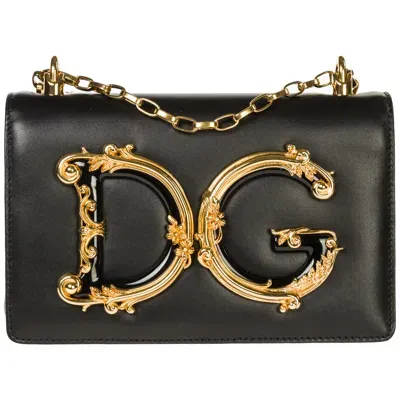 Dolce & Gabbana Dg Shoulder Bag In Black