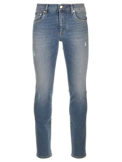 Dolce & Gabbana Denim Five Pocket Jeans In Blue