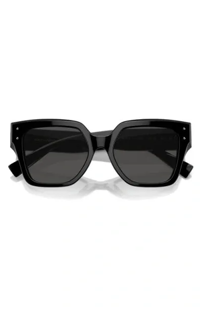 Dolce & Gabbana Dolce&gabbana 52mm Square Sunglasses In Black