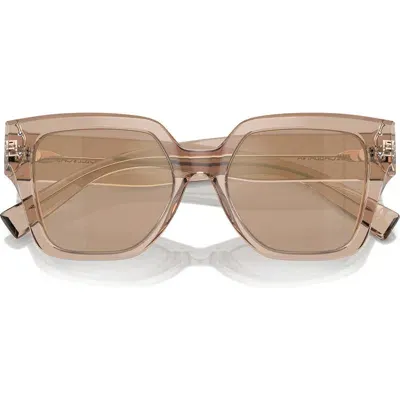 Dolce & Gabbana Dolce&gabbana 52mm Square Sunglasses In Camel