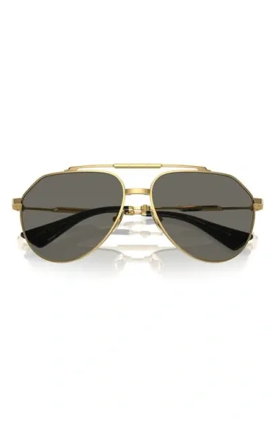 Dolce & Gabbana Dolce&gabbana 60mm Pilot Sunglasses In Grey