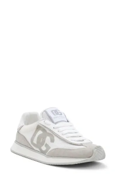 Dolce & Gabbana Dolce&gabbana Dg Cushion Sneaker In Bianco/bianco