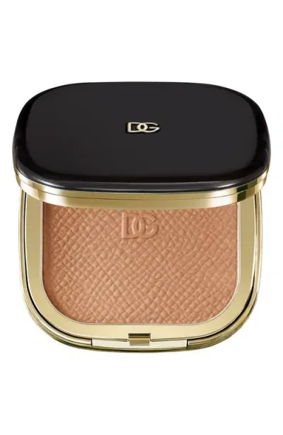 Dolce & Gabbana Dolce&gabbana Face & Eyes Match Lasting Bronzer & Eyeshadow Powder In Light Medium