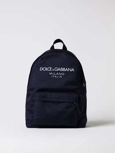 Dolce & Gabbana Duffel Bag  Kids Color Blue In Blau