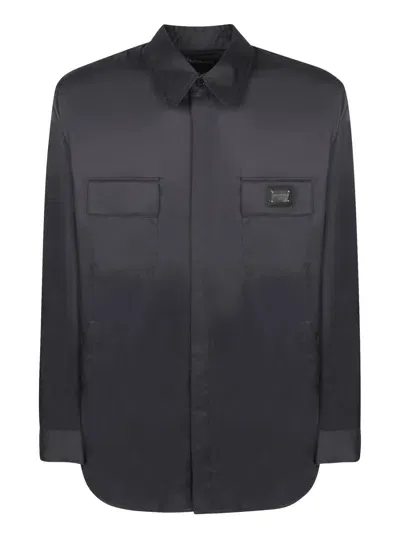 Dolce & Gabbana Essential Padded Black Shirt