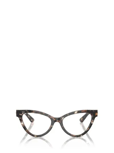 Dolce & Gabbana Eyewear Eyeglasses In Havana Brown Pearl