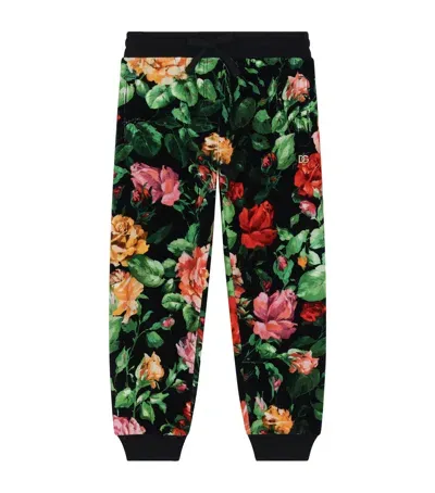 Dolce & Gabbana Kids' Floral Sweatpants In Multi