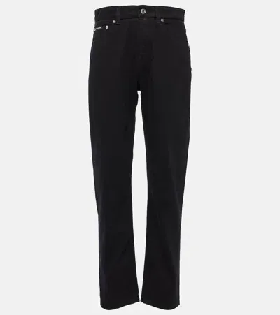 Dolce & Gabbana High-rise Slim Jeans In Negro