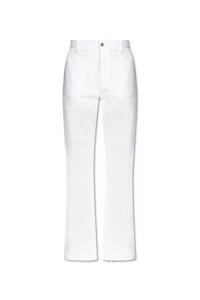 Dolce & Gabbana High Waist Jeans In White