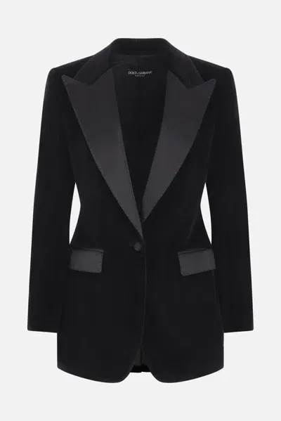 Dolce & Gabbana Coats & Jackets In Black