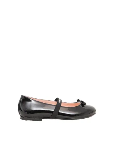 Dolce & Gabbana Junior Kids' Ballerinas In Black