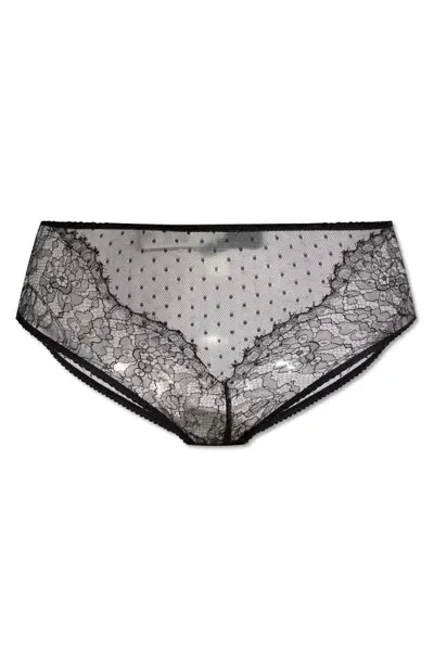 Dolce & Gabbana Lace Briefs In Black