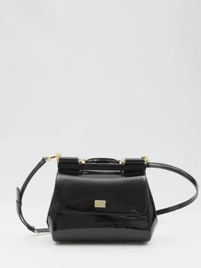 Dolce & Gabbana Large Sicily Handbag In Black