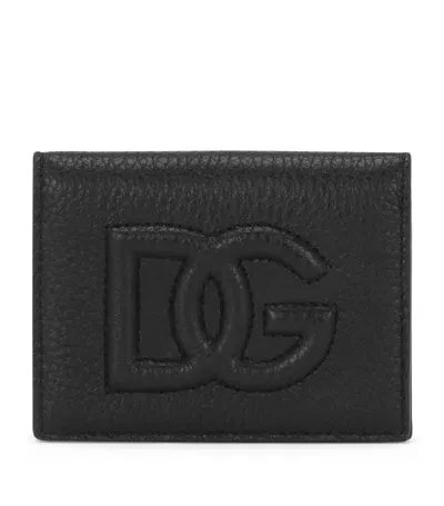 Dolce & Gabbana Leather Logo Wallet In Black