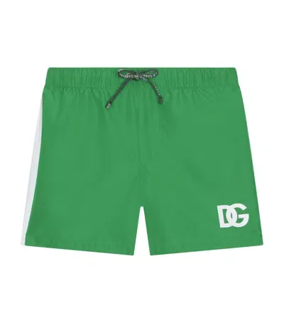 Dolce & Gabbana Kids' Logo Beach Shorts