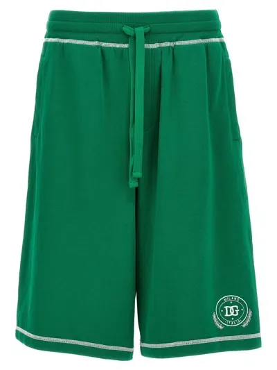 Dolce & Gabbana Logo Bermuda Shorts Bermuda, Short Green