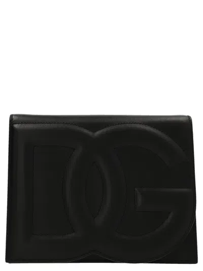 Dolce & Gabbana Logo Crossbody Bag In Negro