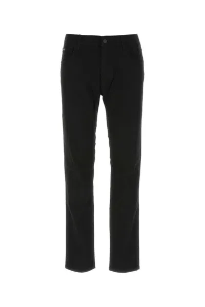 Dolce & Gabbana Logo Plaque Skinny Jeans In Black