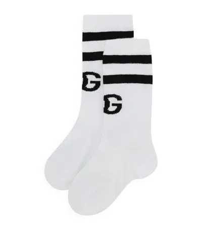 Dolce & Gabbana Kids' Logo Socks