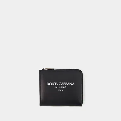 Dolce & Gabbana Logo Wallet In Green