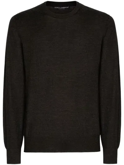 Dolce & Gabbana Long-sleeve Cashmere Jumper In Black